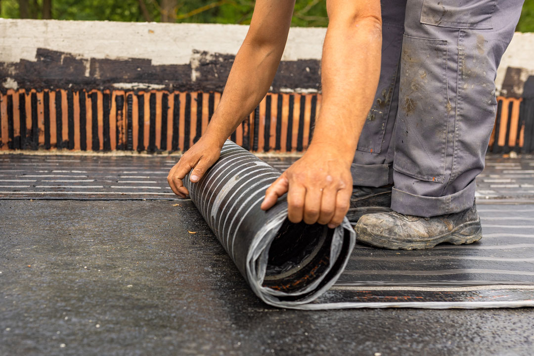 Bitumen dak reparatie